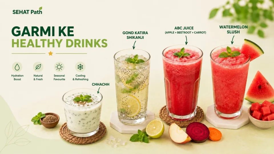 Garmi ke 5 Healthy Desi Drinks