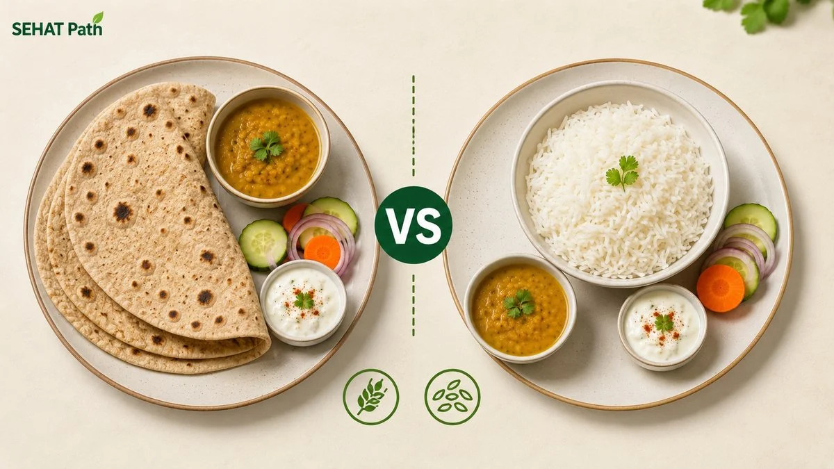 Weight loss mein roti khaye ya chawal? — seedha jawab — Sehat Path