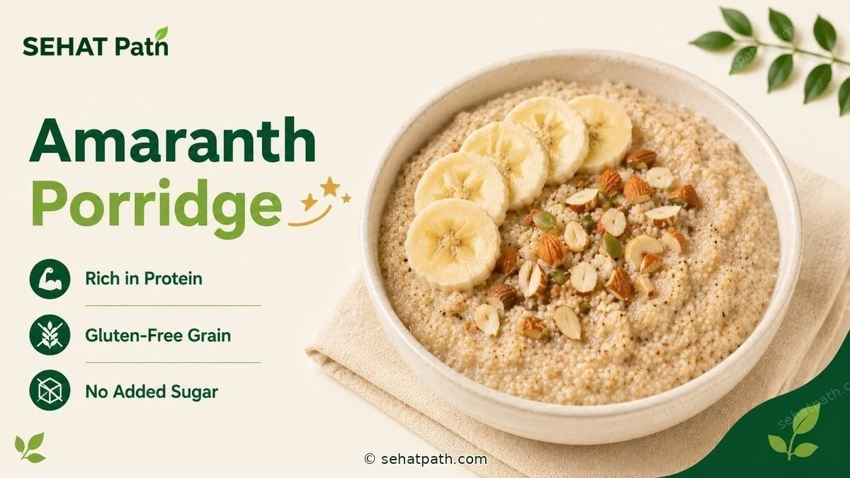 Amaranth Porridge &mdash; healthy Indian recipe &mdash; Sehat Path