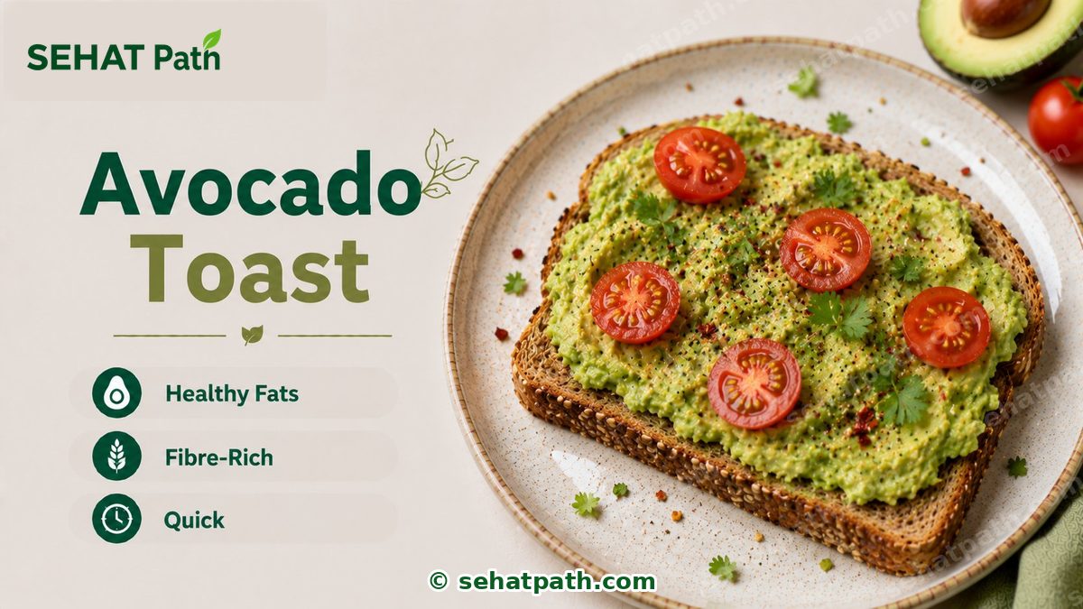 Avocado Toast &mdash; healthy Indian recipe &mdash; Sehat Path