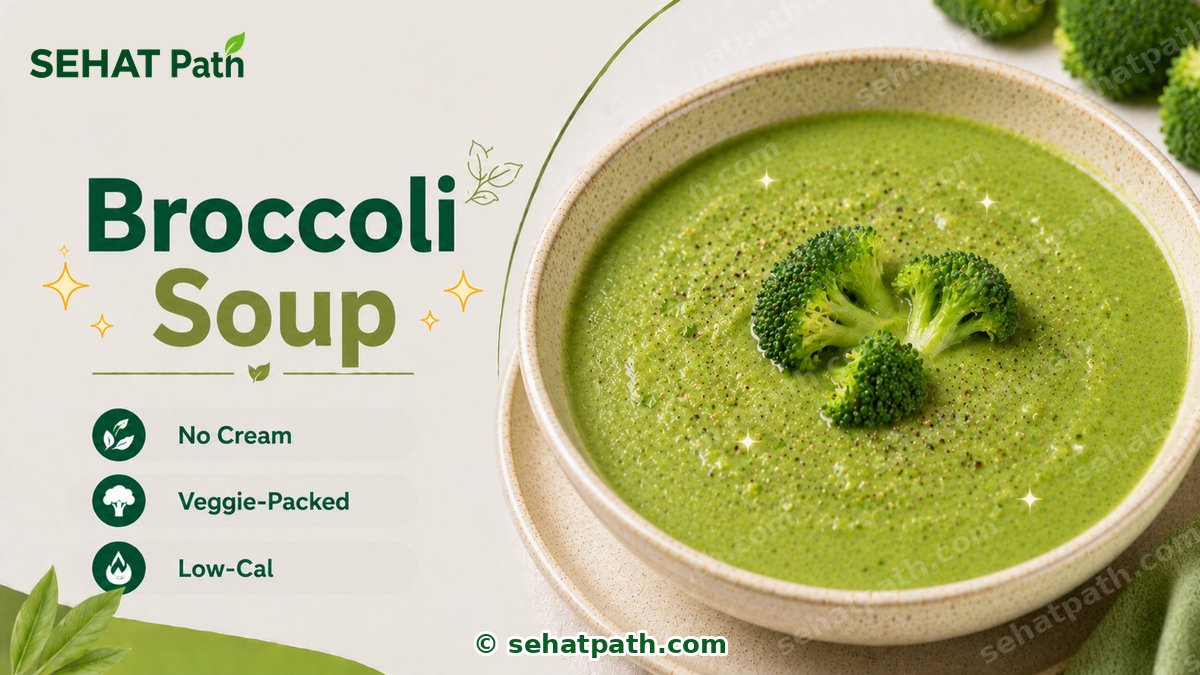 Broccoli Soup — healthy Indian recipe — Sehat Path