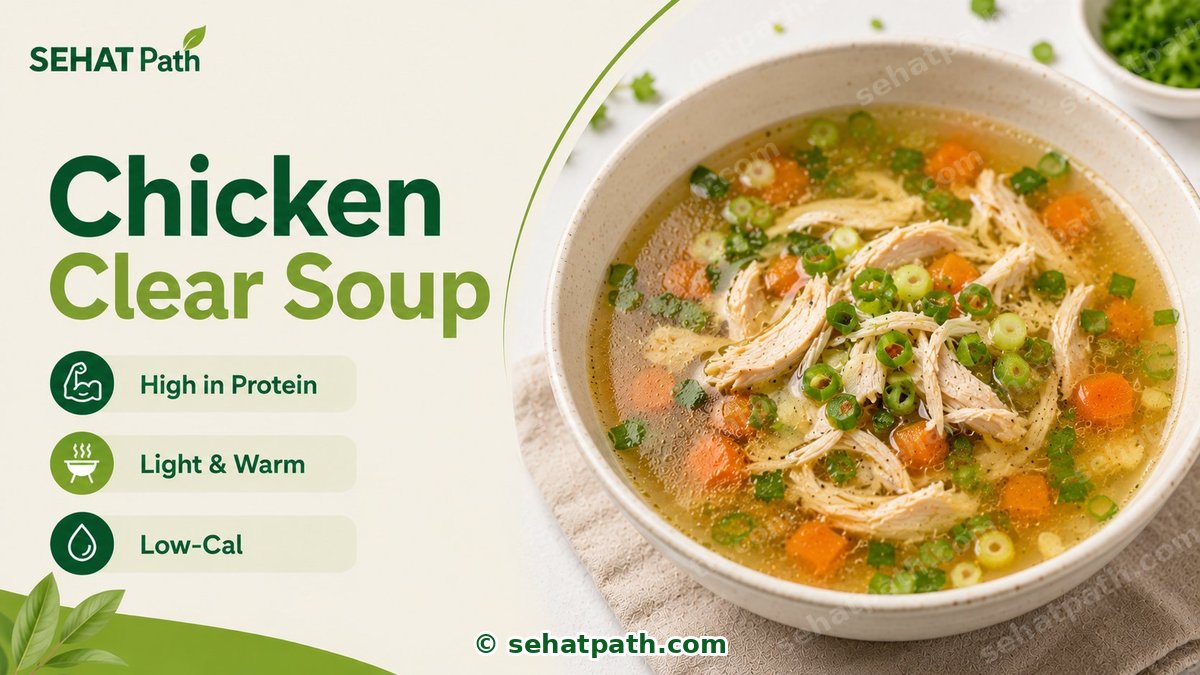 Chicken Clear Soup — healthy Indian recipe — Sehat Path