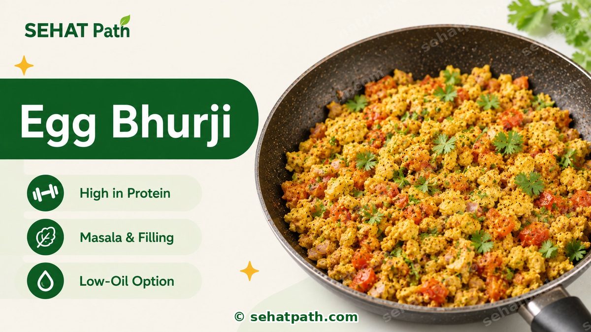 Egg Bhurji — healthy Indian recipe — Sehat Path