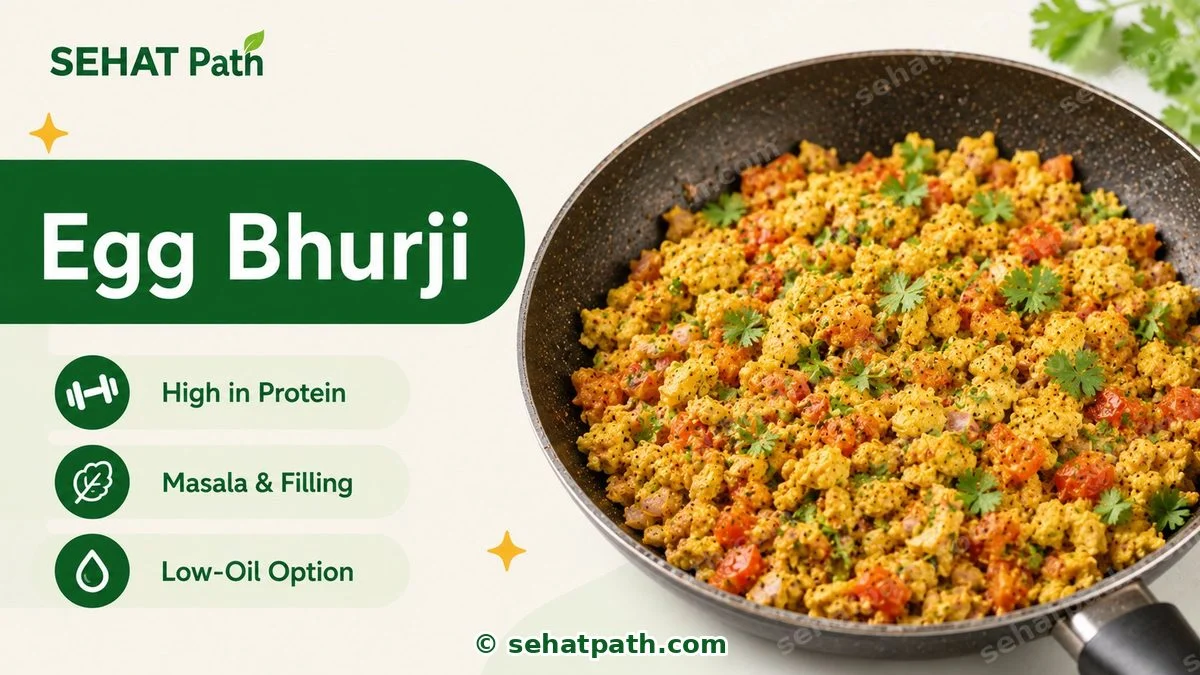 Egg Bhurji — healthy Indian recipe — Sehat Path