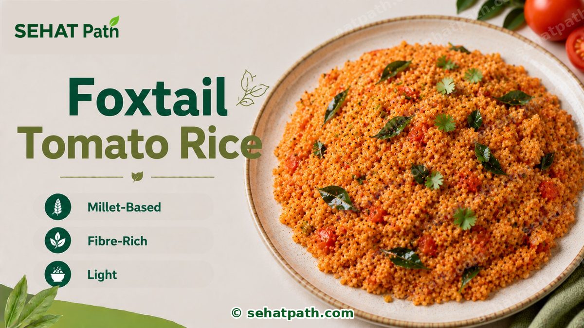 Foxtail Tomato Rice &mdash; healthy Indian recipe &mdash; Sehat Path