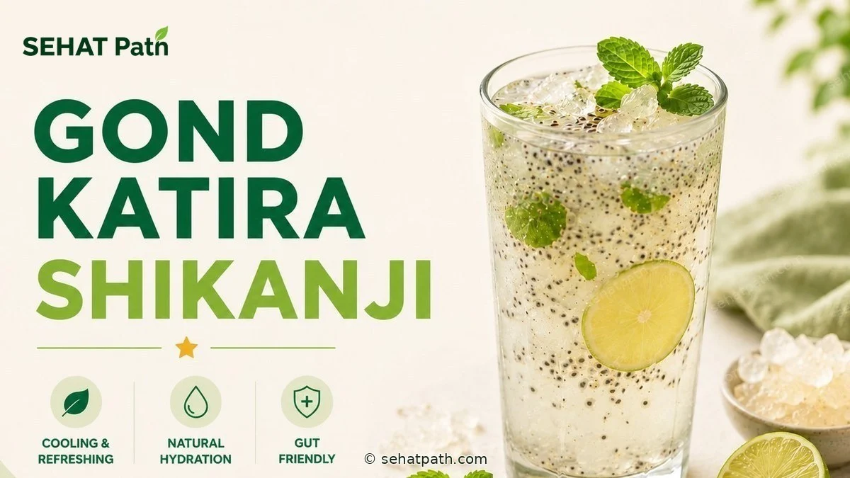 Gond Katira Shikanji — healthy Indian recipe — Sehat Path