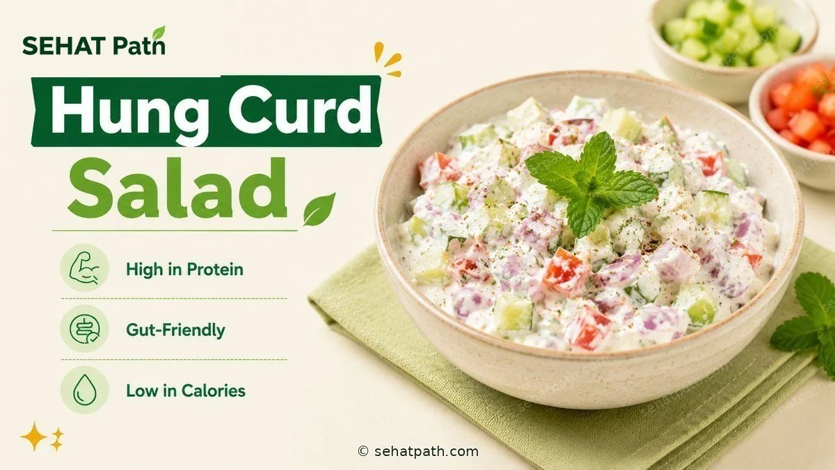 Hung Curd Salad — healthy Indian recipe — Sehat Path