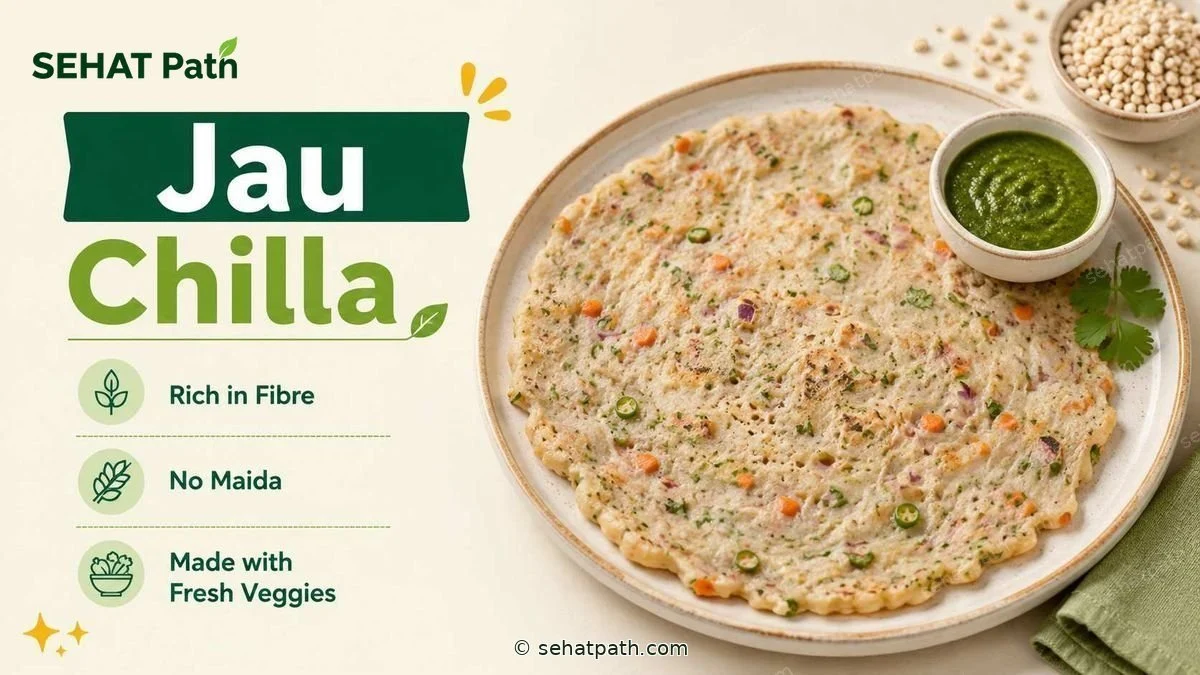 Jau Chilla — healthy Indian recipe — Sehat Path