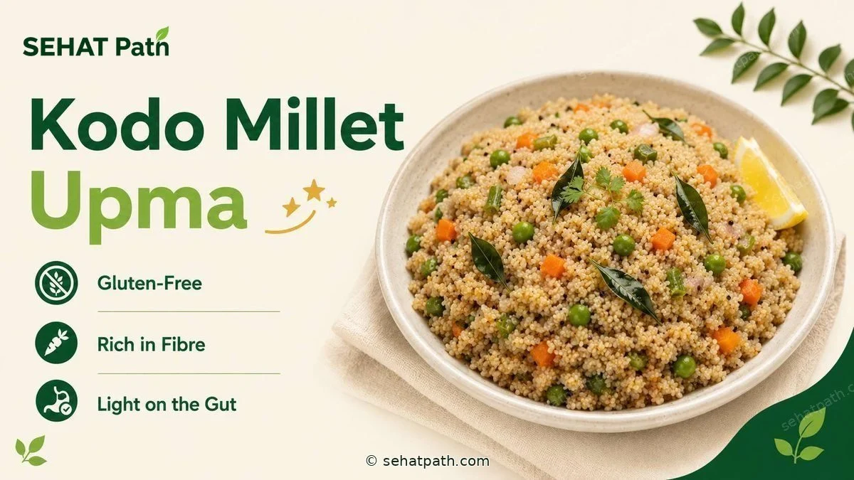 Kodo Millet Upma — healthy Indian recipe — Sehat Path