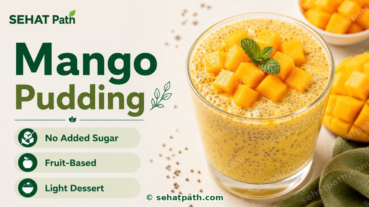 Mango Pudding — healthy Indian recipe — Sehat Path