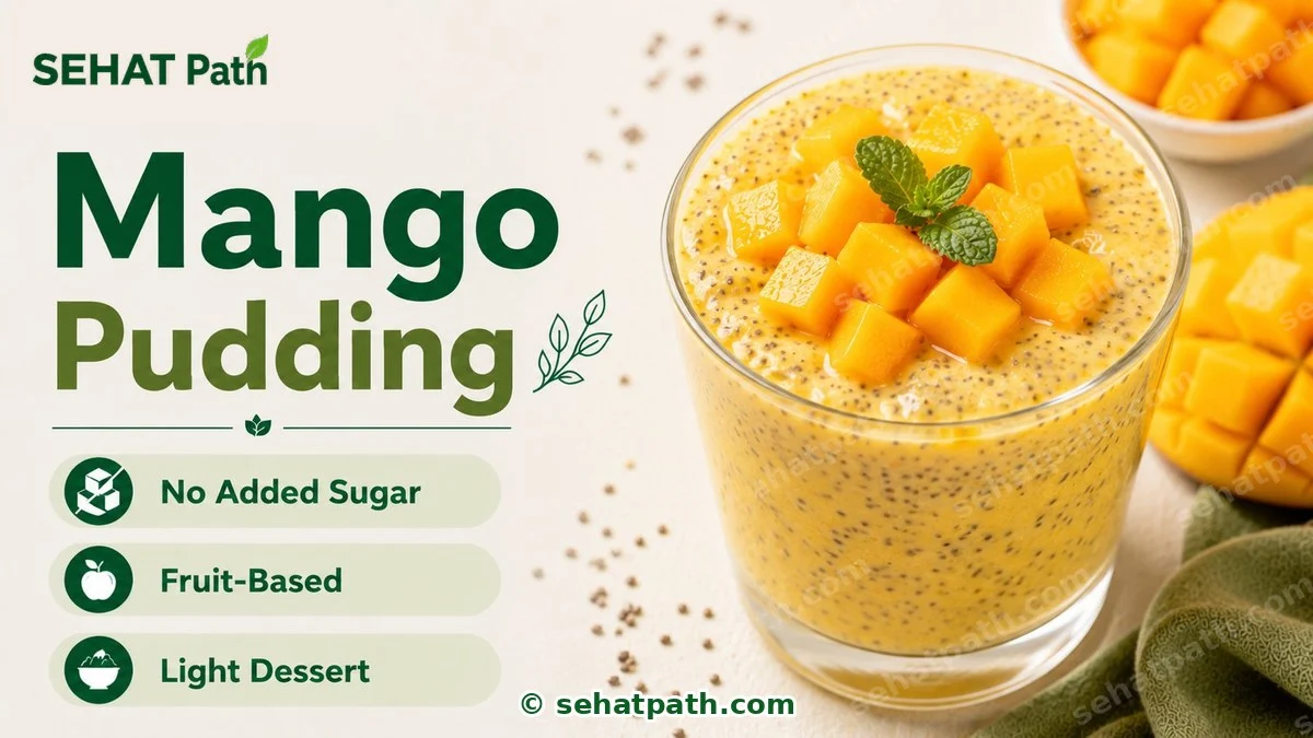 Mango Pudding — healthy Indian recipe — Sehat Path