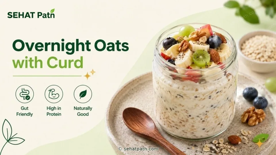 Overnight Oats in Curd