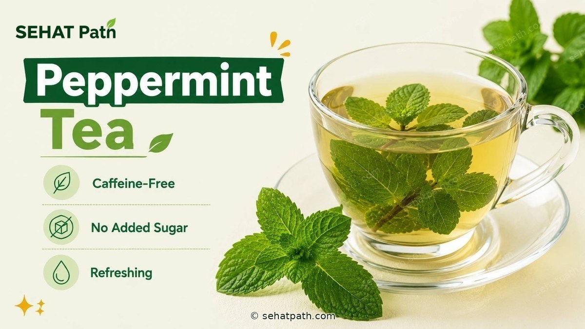 Peppermint Tea (Pudina Chai) — healthy Indian recipe — Sehat Path