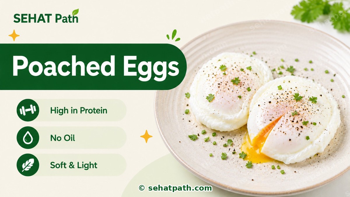Poached Eggs — healthy Indian recipe — Sehat Path