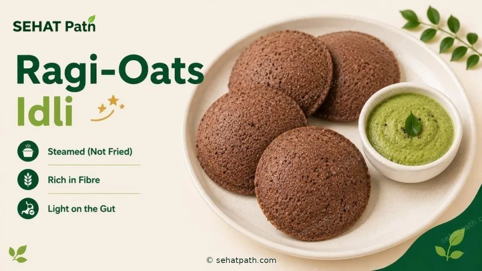 Ragi Oats Idli