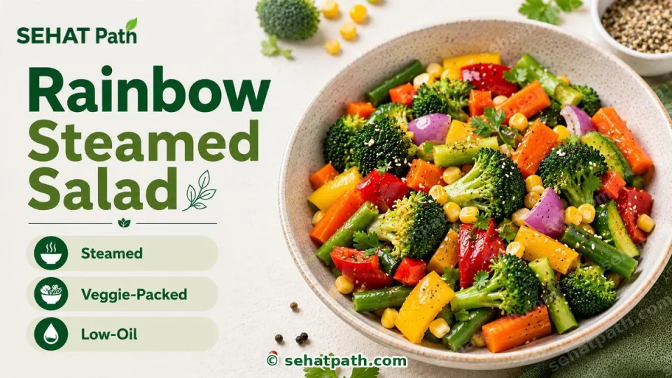 Rainbow Steamed Salad