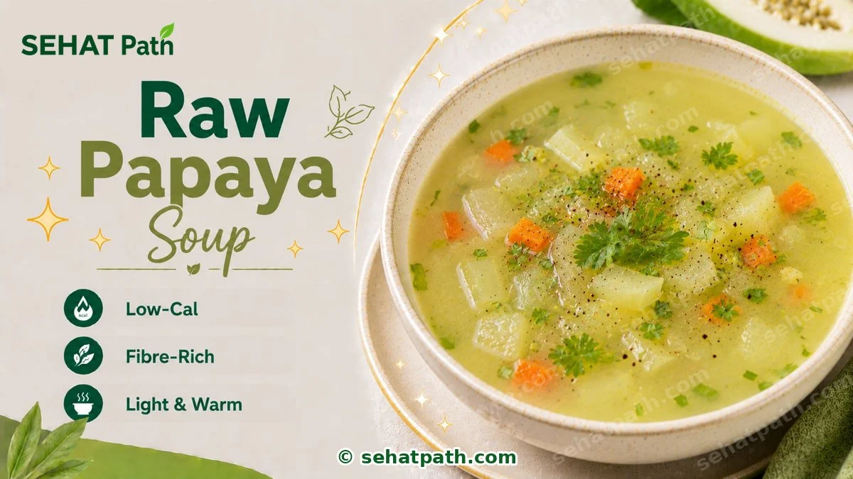 Raw Papaya Soup — healthy Indian recipe — Sehat Path