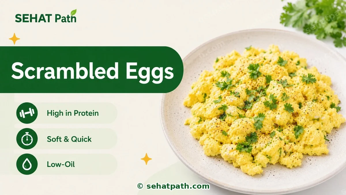 Scrambled Eggs — healthy Indian recipe — Sehat Path