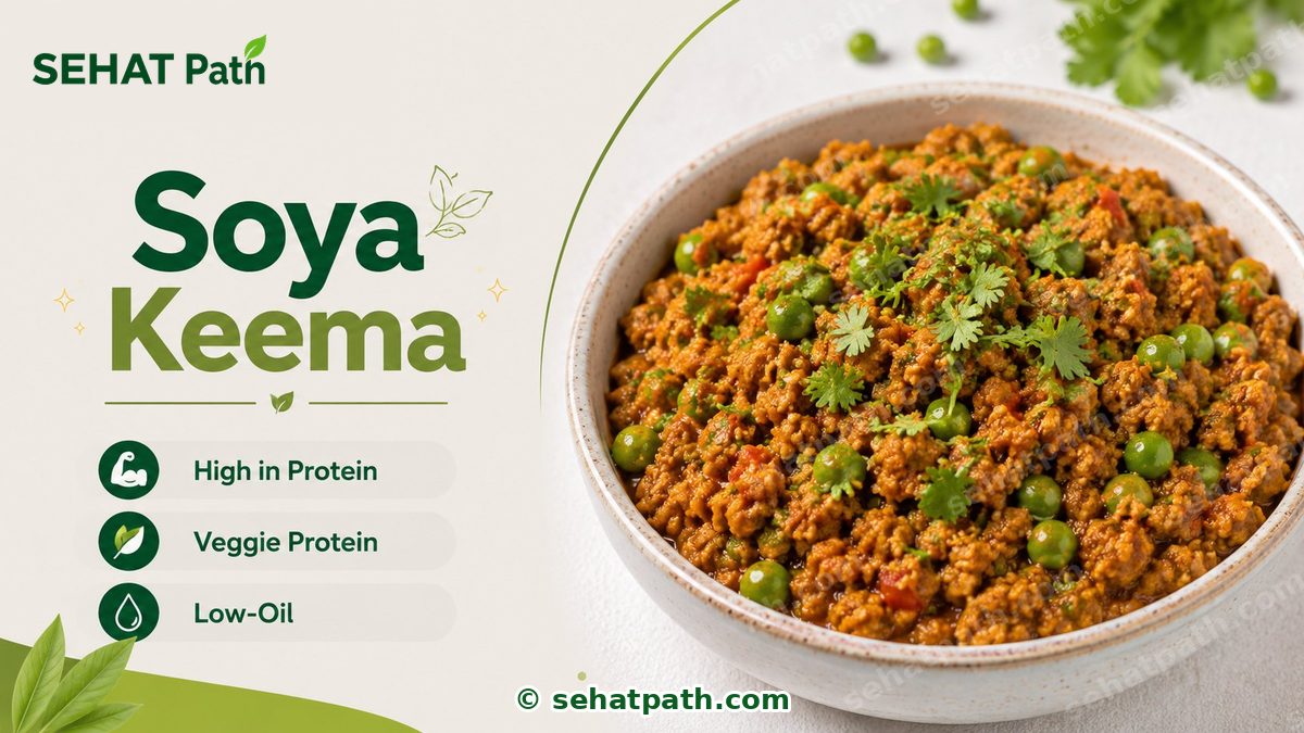 Soya Keema — healthy Indian recipe — Sehat Path