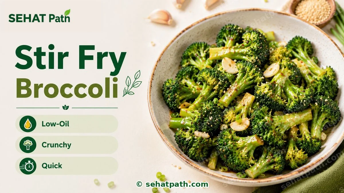 Stir Fry Broccoli — healthy Indian recipe — Sehat Path